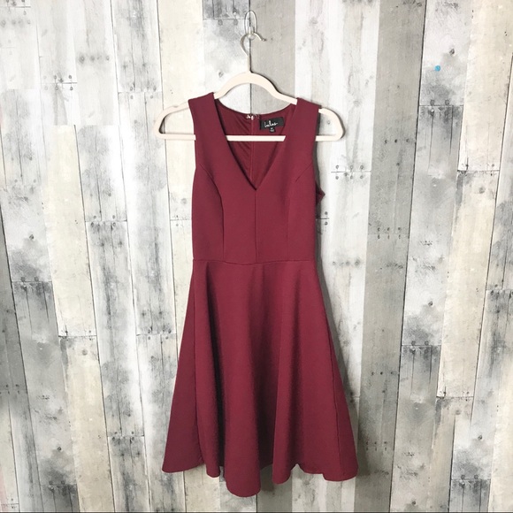 lulus fit and flare dress